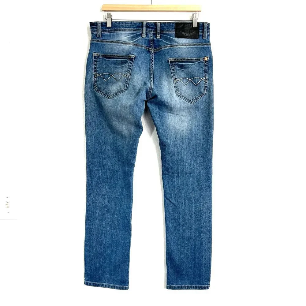 TRIGGER‎ Jeans Mens 34x31 Straight Leg Slim Fit Stretch Workwear Utility Casual